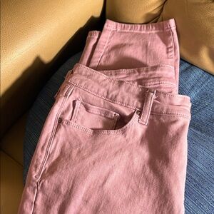 Style & Co. Pink High-Rise Jeans